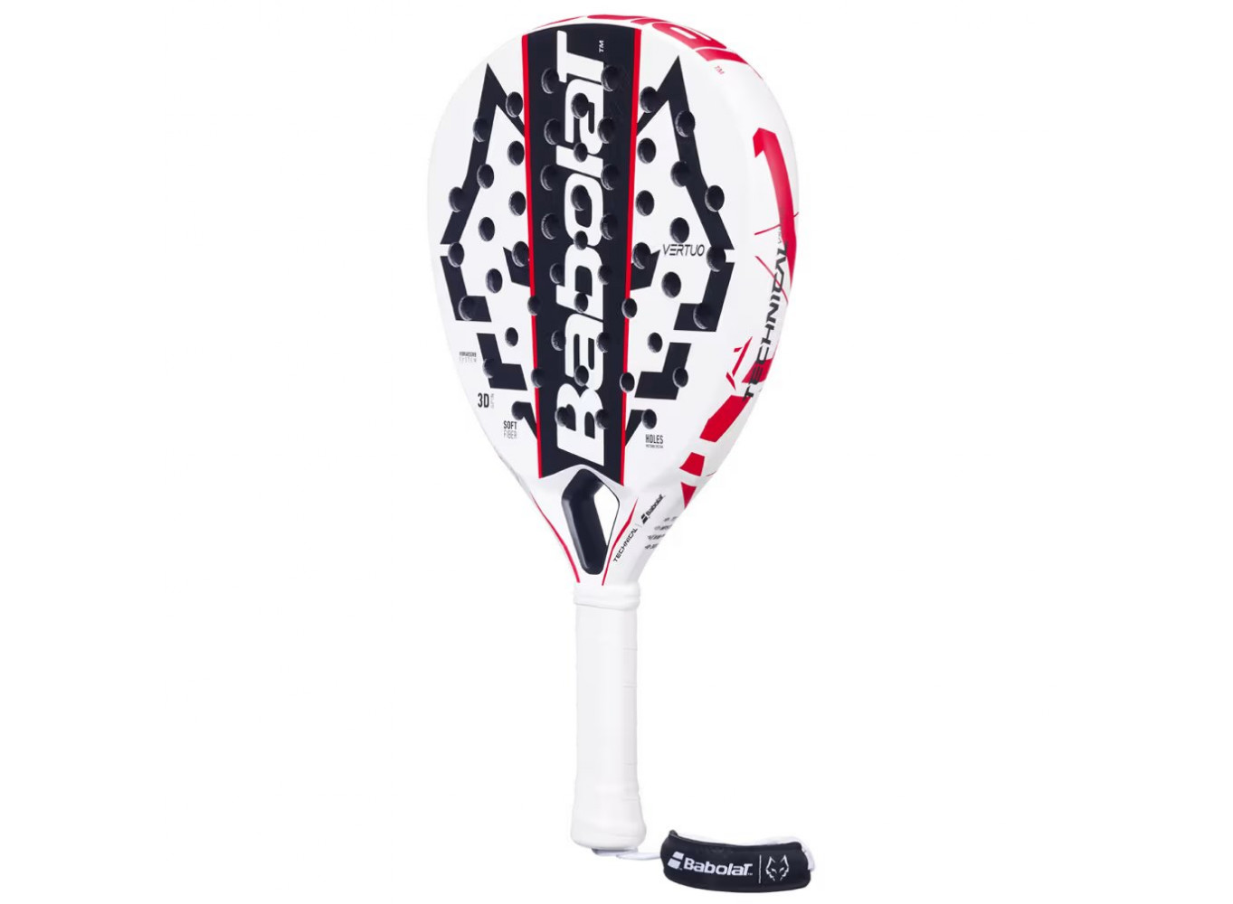 Raquette De Padel Babolat Technical Vertuo Juan Lebron – Graphite, Multicolore
